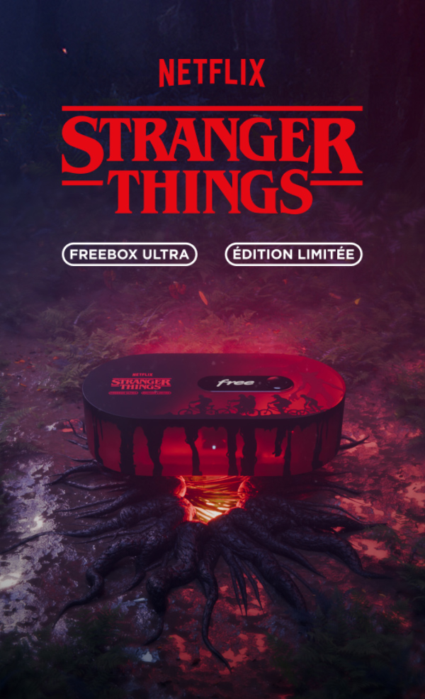 freebox ultra edition limitee Stranger Things